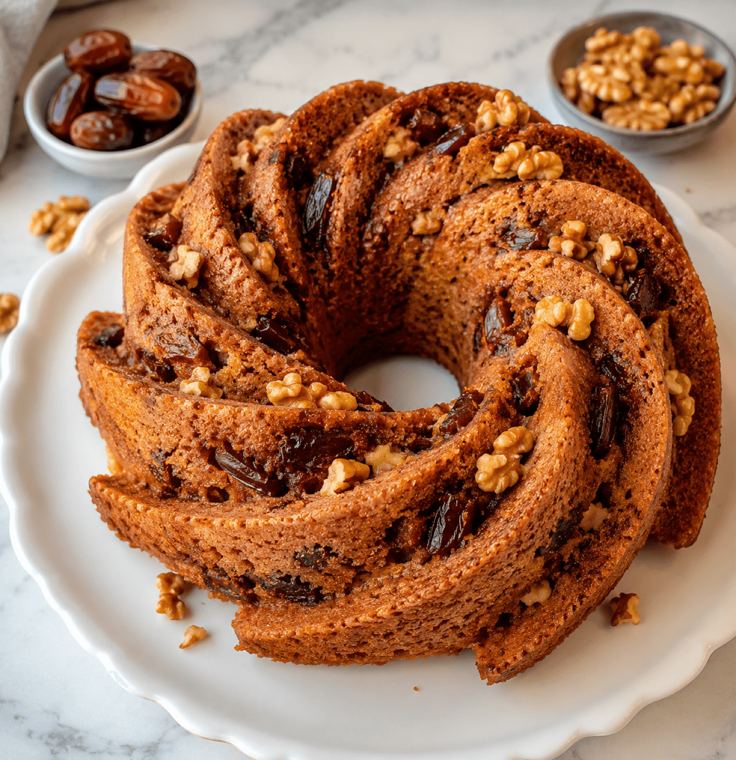 product photo · date & walnut mini cake